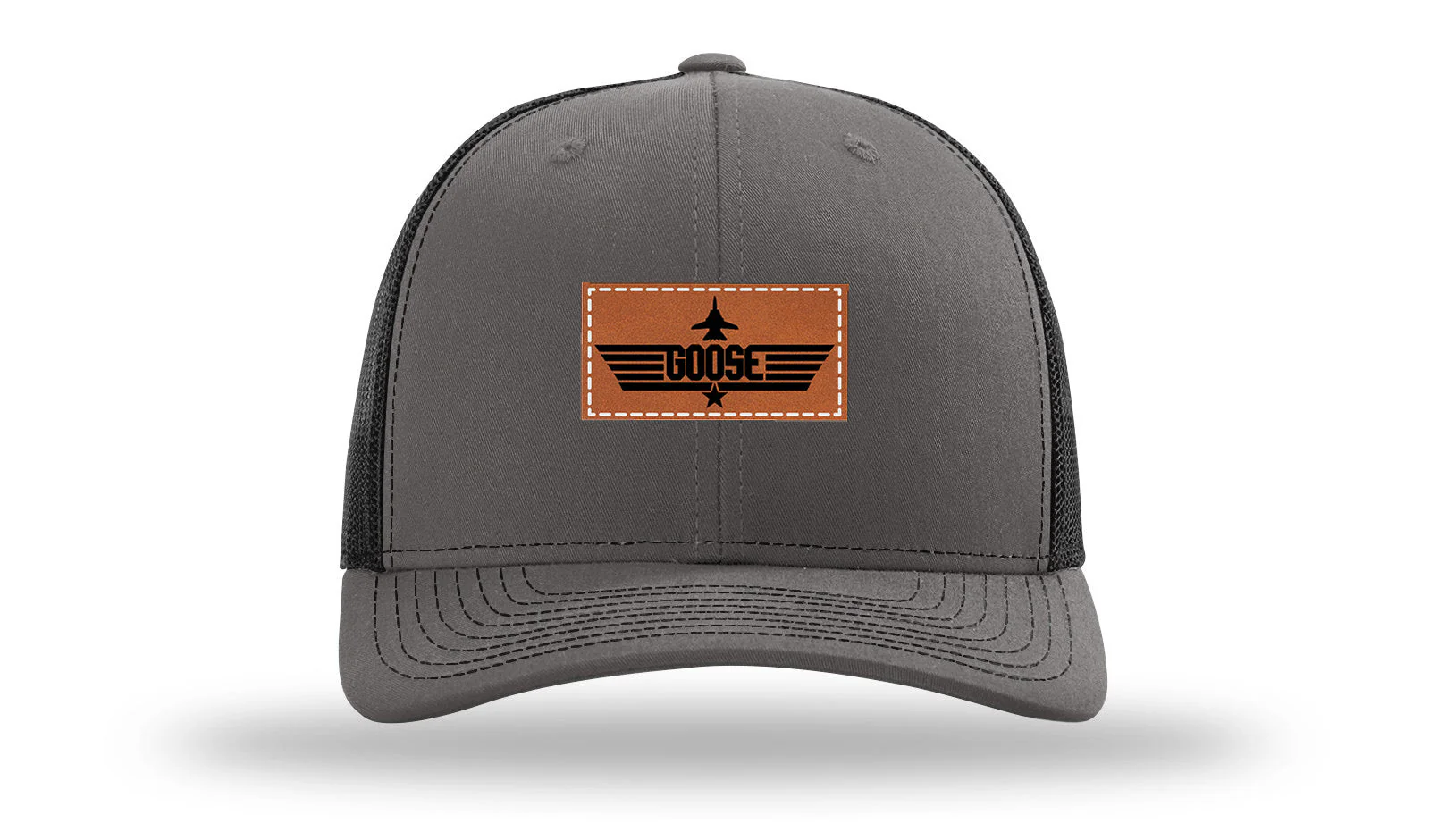 Goose Leather Patch Richardson 112 Hat - Image 11