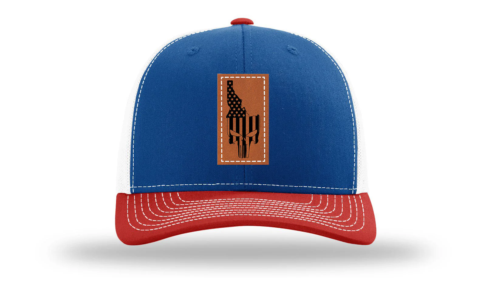 Idaho Punisher Leather Patch Richardson 112 Hat - Image 42