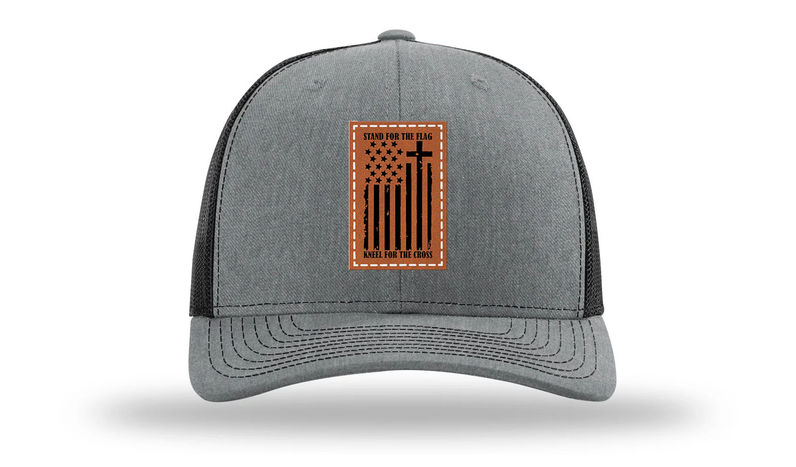 Stand For The Flag Leather Patch Richardson 112 Hat - Image 20