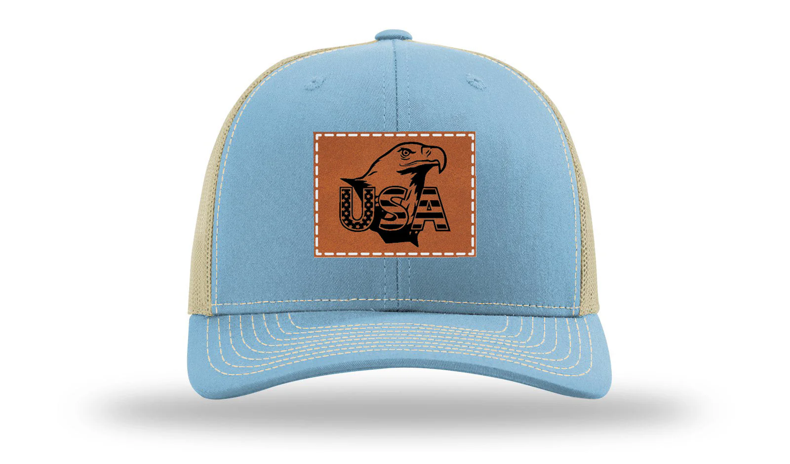 USA Eagle Leather Patch Richardson 112 Hat - Image 18