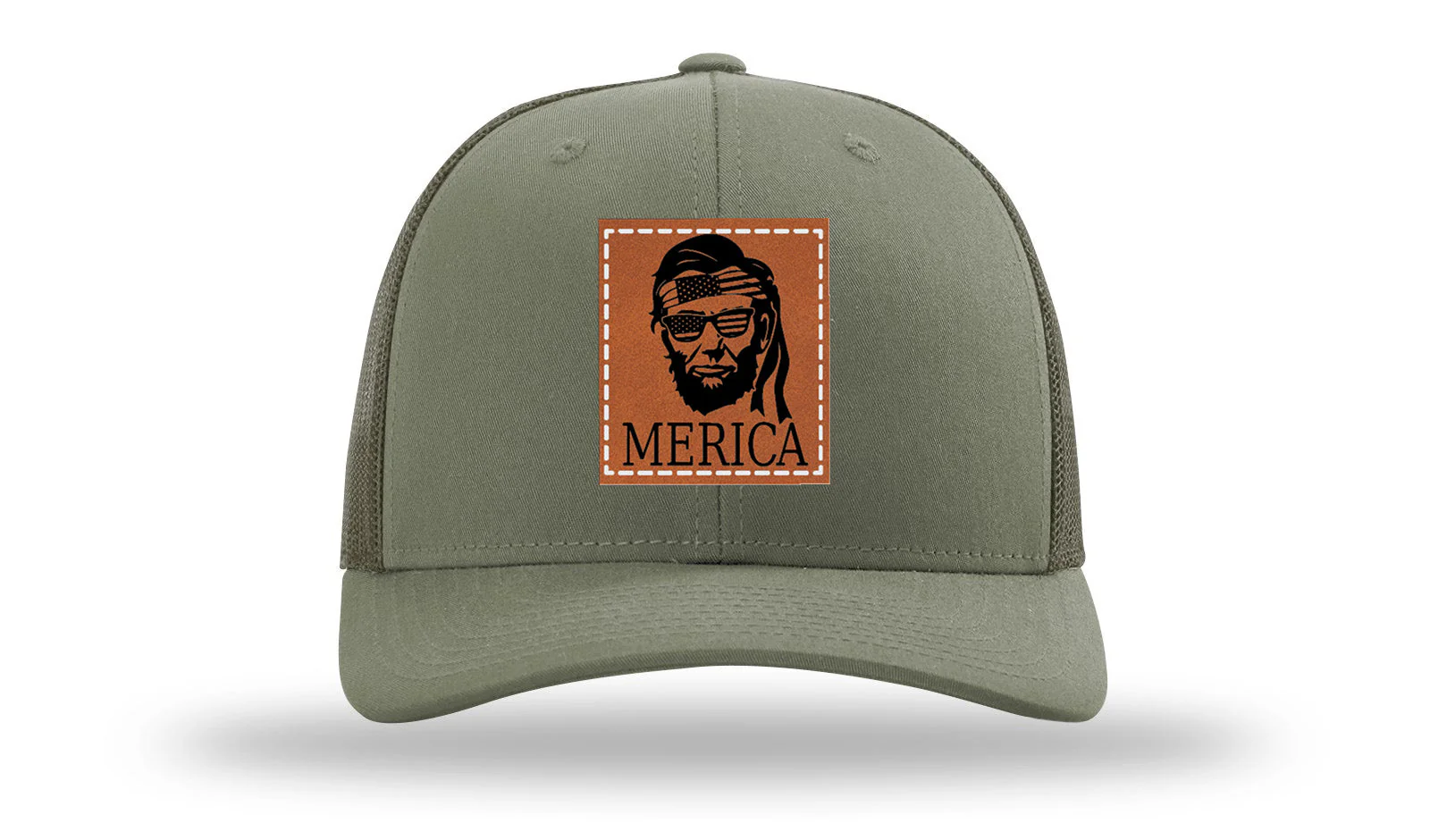 Abe Merica Leather Patch Richardson 112 Hat - Image 3