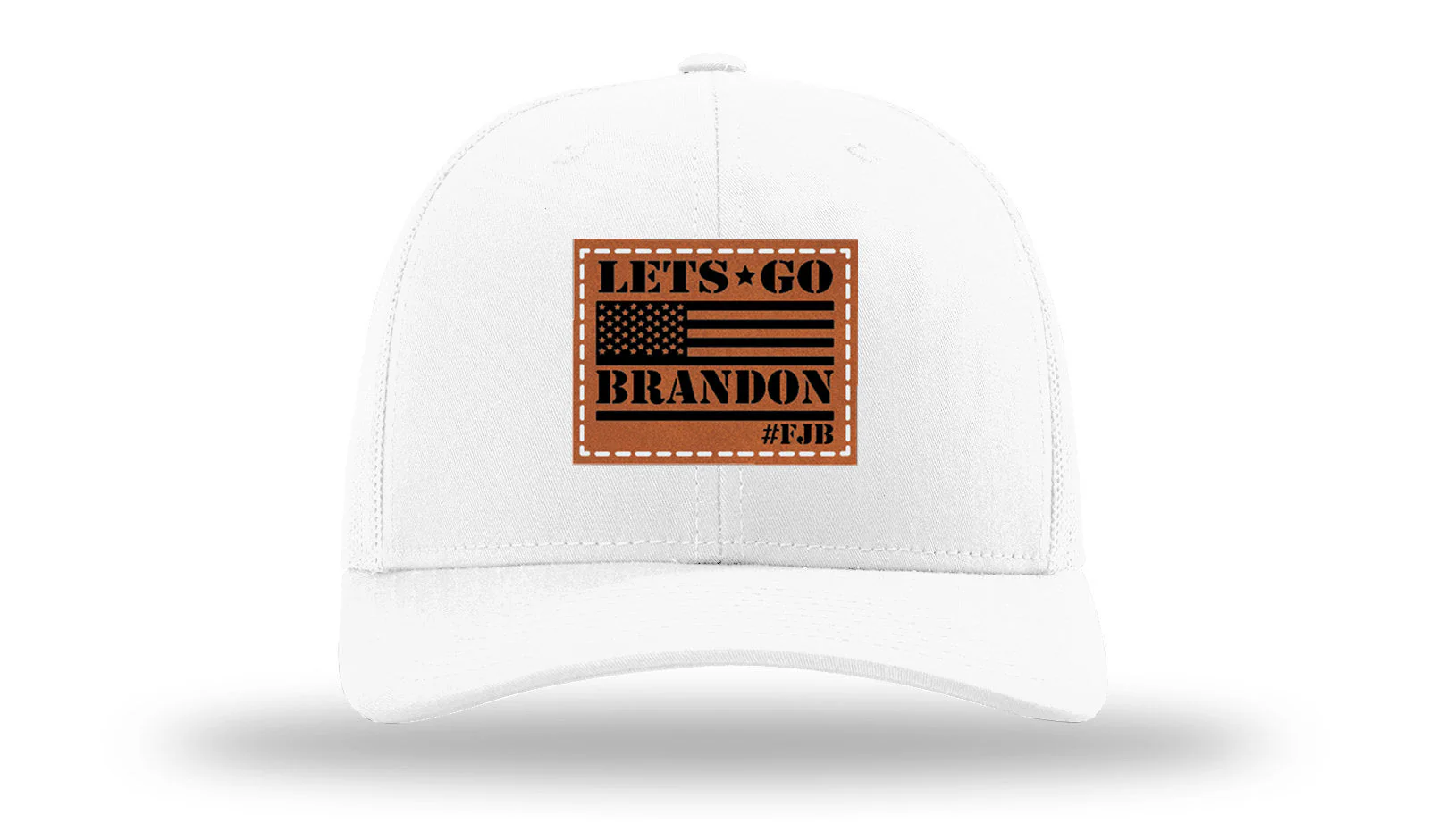 Let's Go Brandon #FJB Leather Patch Richardson 112 Hat - Image 5