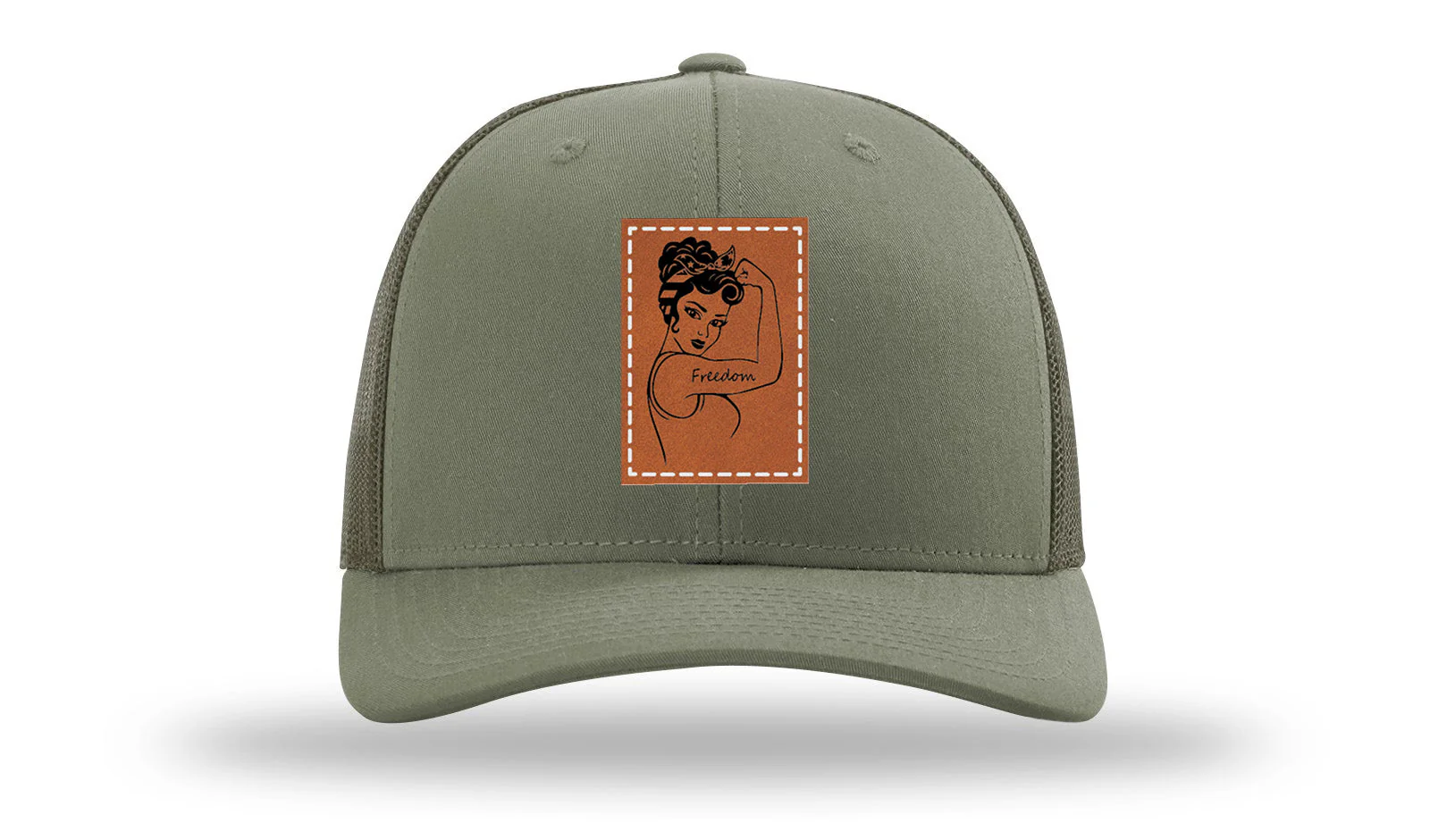 Freedom Girl Leather Patch Richardson 112 Hat - Image 3