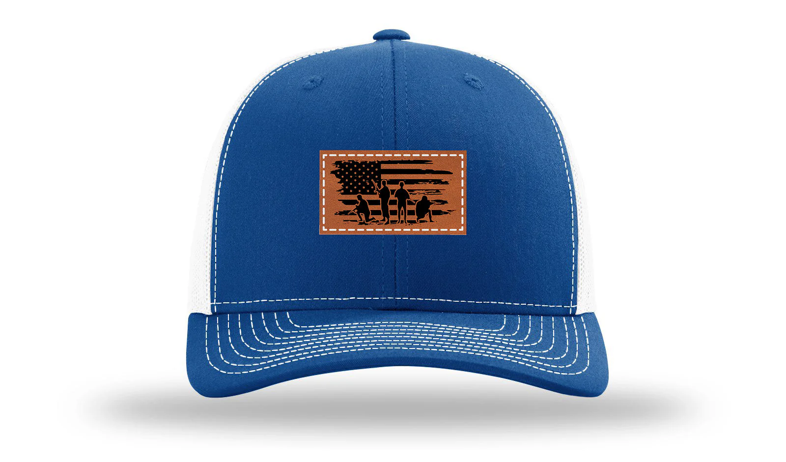 Vet Flag Leather Patch Richardson 112 Hat - Image 32