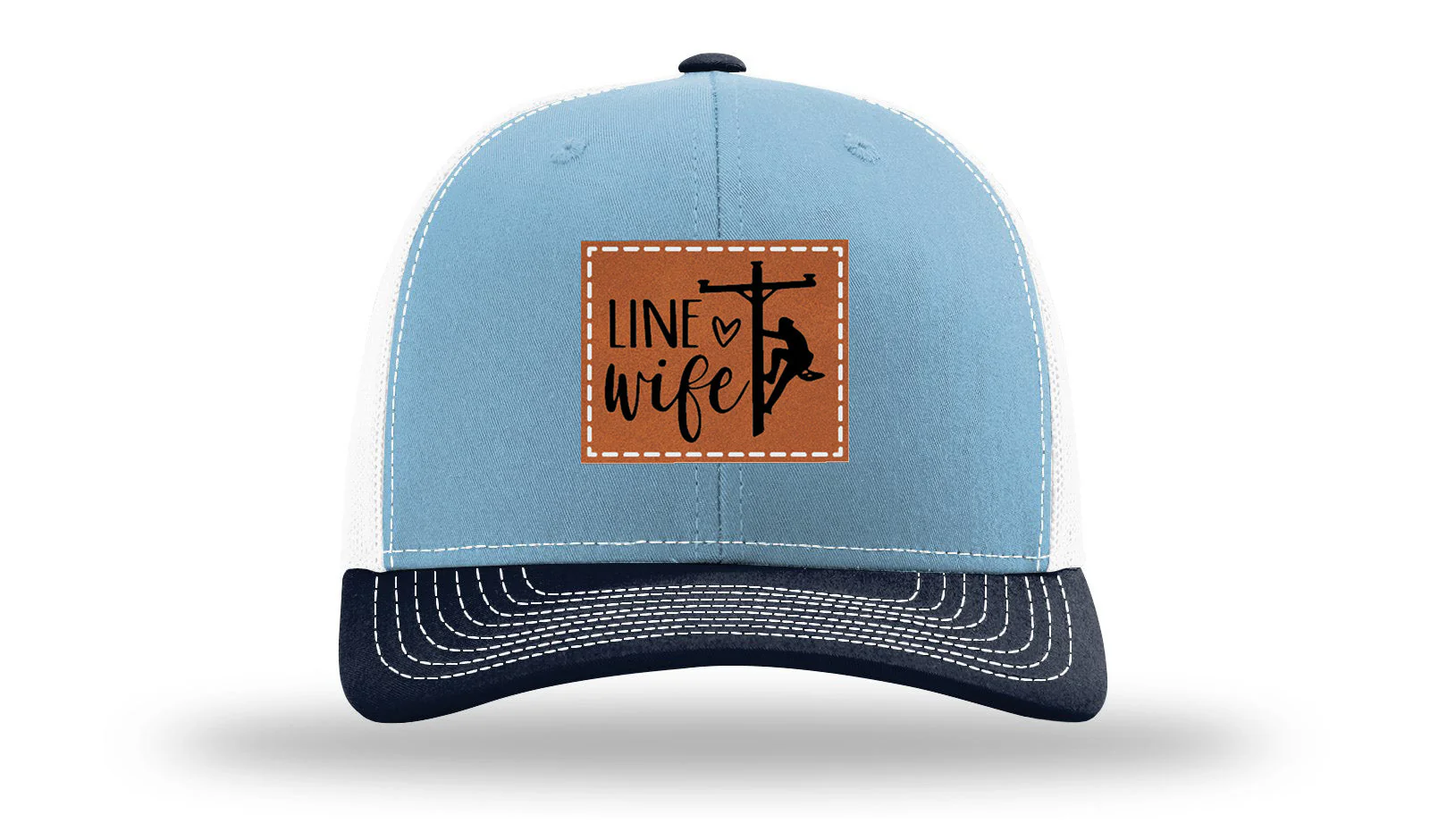 Line Wife Leather Patch Richardson 112 Hat - Image 34