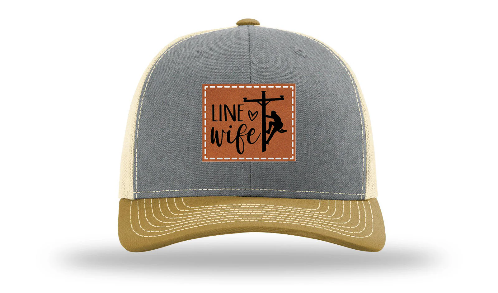 Line Wife Leather Patch Richardson 112 Hat - Image 37