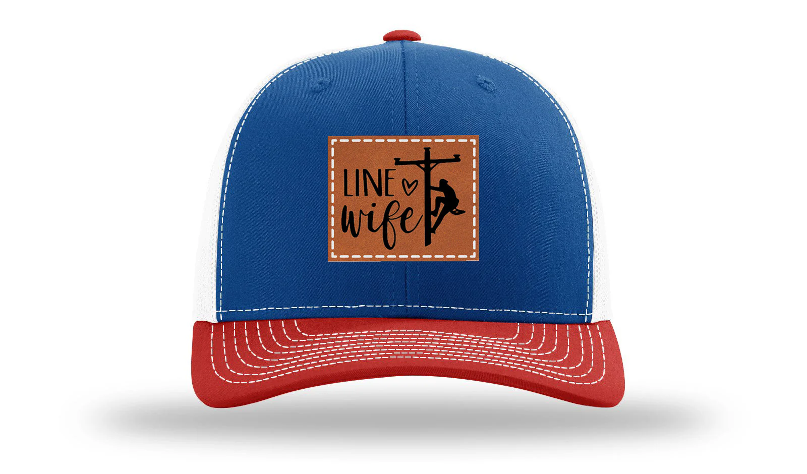 Line Wife Leather Patch Richardson 112 Hat - Image 42