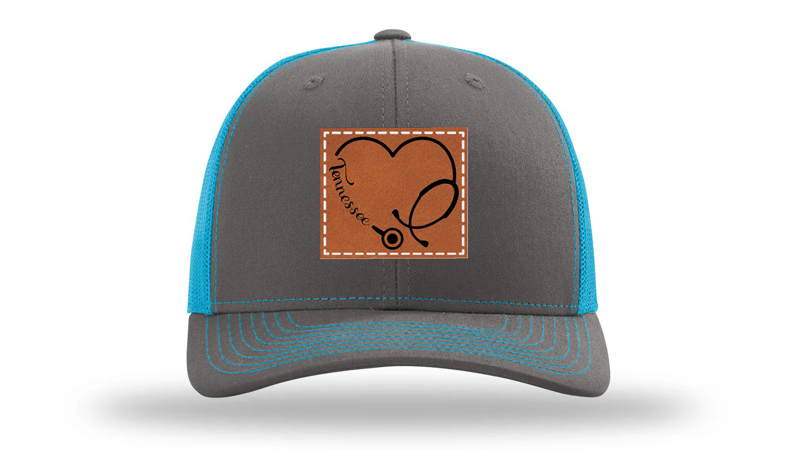 Tennessee Nurse Stethoscope Leather Patch Richardson 112 Hat - Image 14