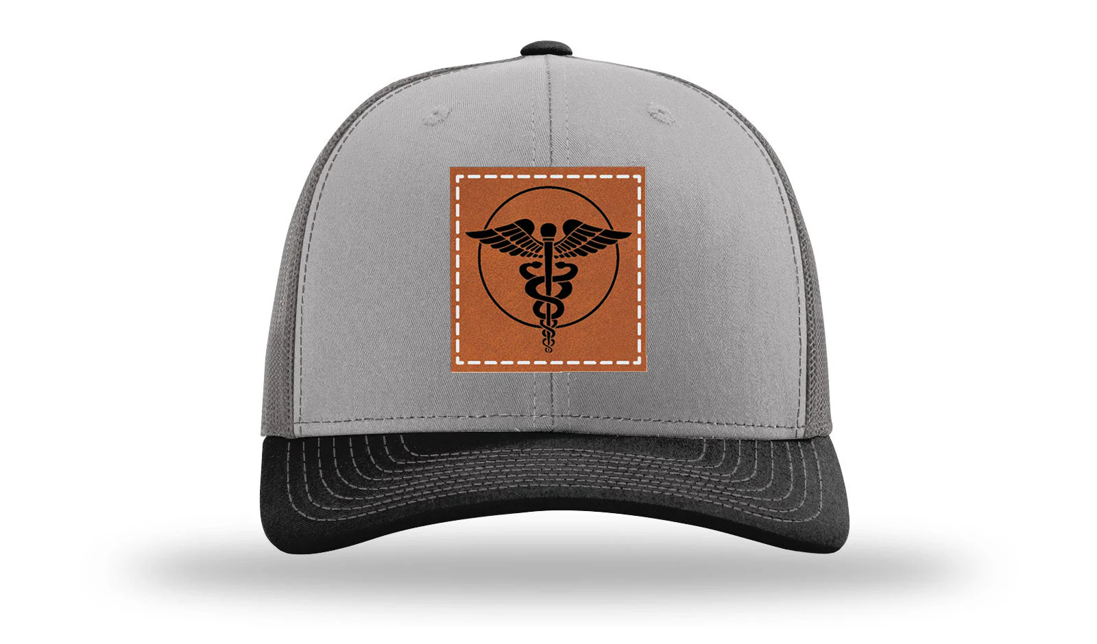 Caduceus Leather Patch Richardson 112 Hat - Image 35