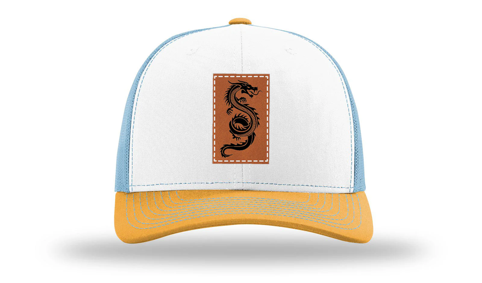 Dragon Leather Patch Richardson 112 Hat - Image 43