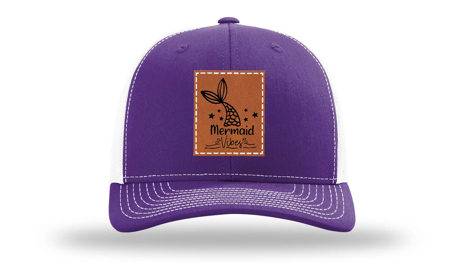 Be A Mermaid Leather Patch Richardson 112 Hat - Image 30