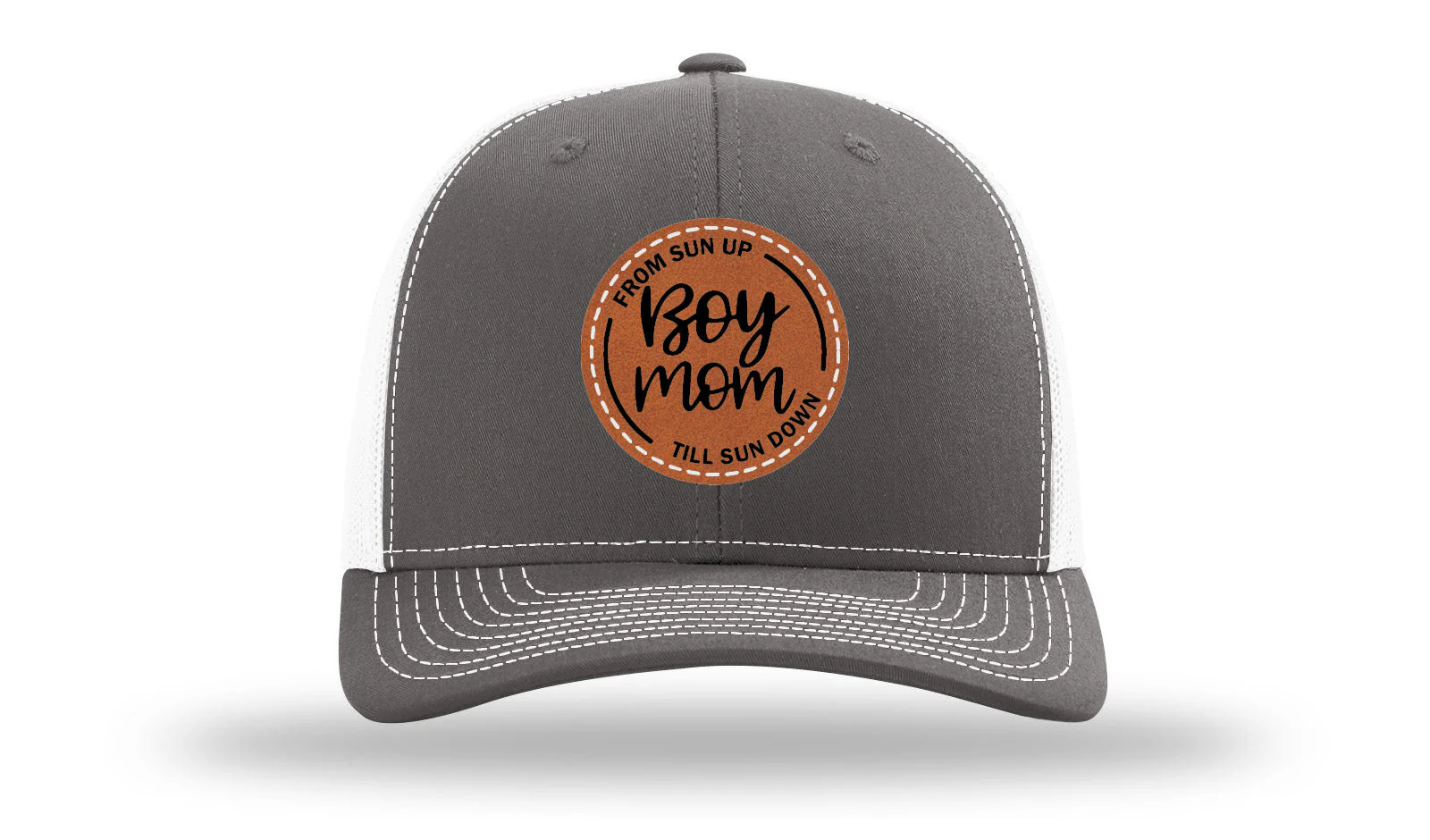 Boy Mom Leather Patch Richardson 112 Hat - Image 16