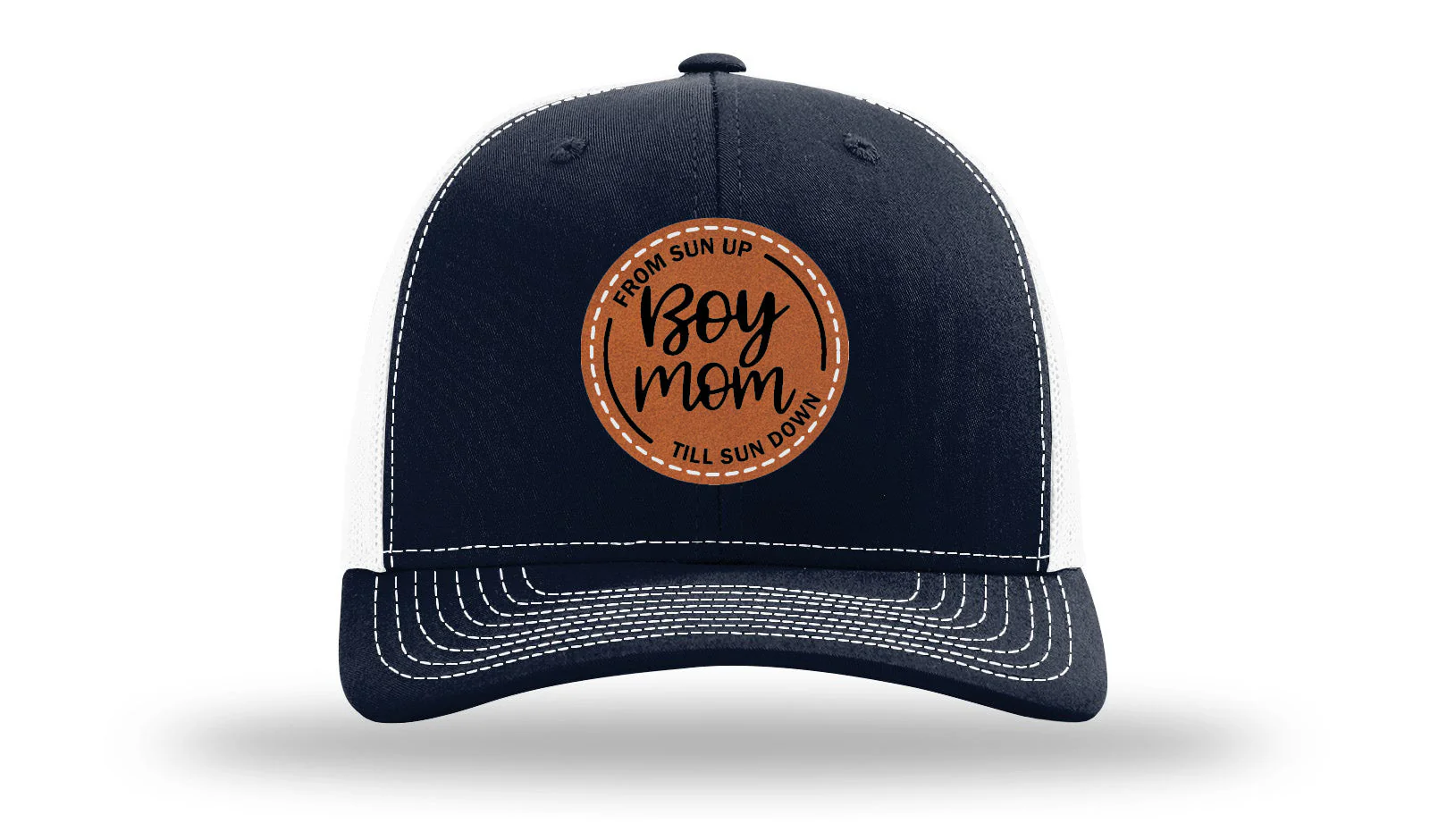 Boy Mom Leather Patch Richardson 112 Hat - Image 29