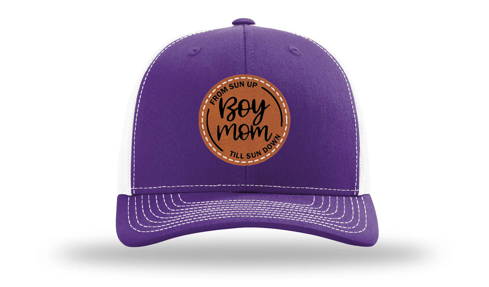 Boy Mom Leather Patch Richardson 112 Hat - Image 30