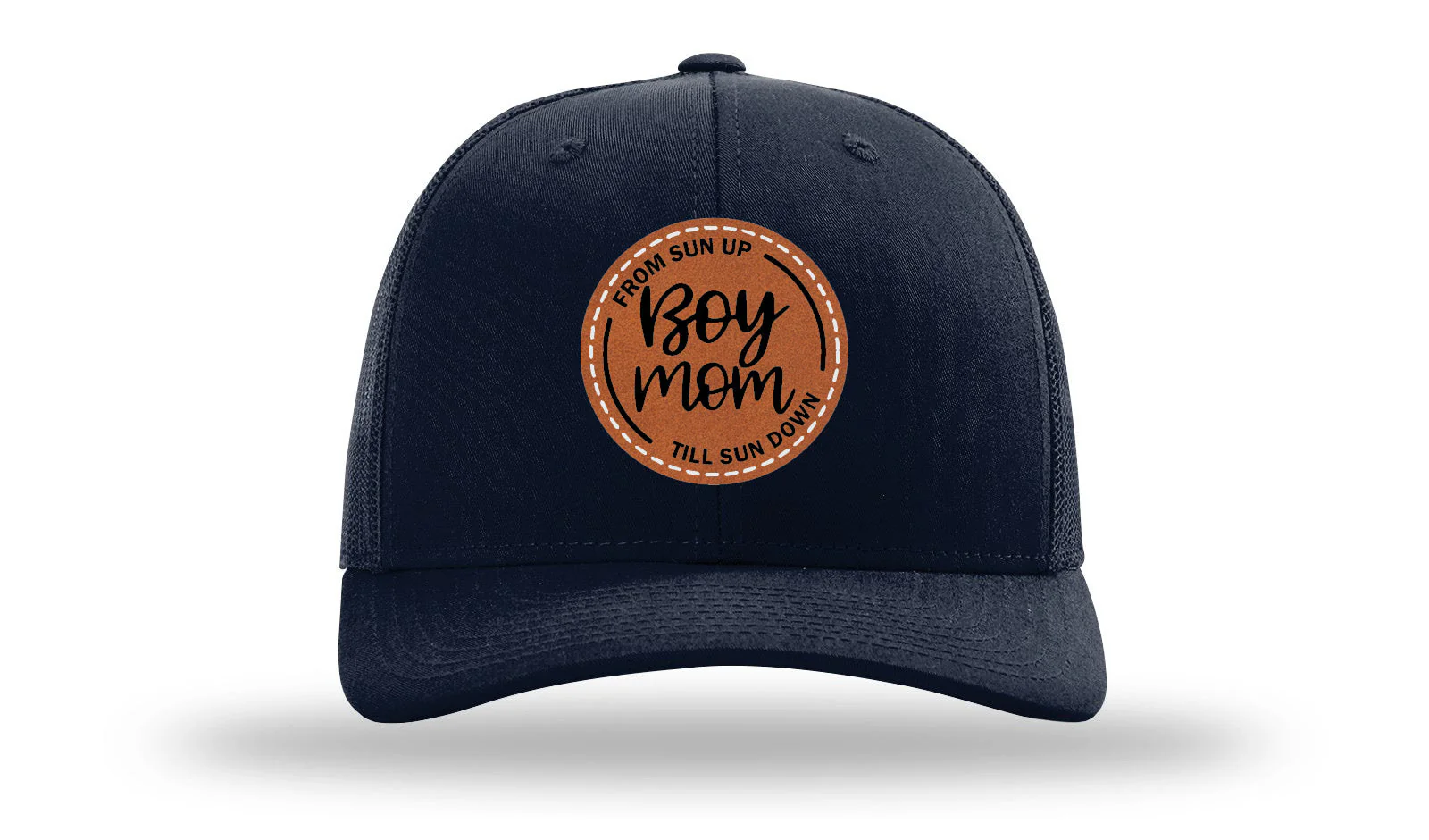 Boy Mom Leather Patch Richardson 112 Hat - Image 4