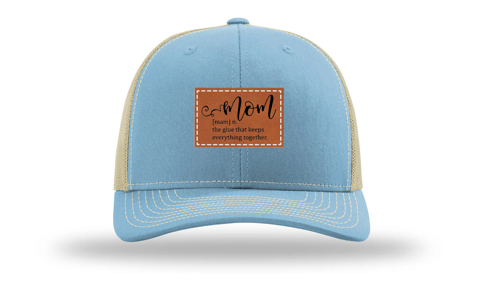 Mom Defined Leather Patch Richardson 112 Hat - Image 18