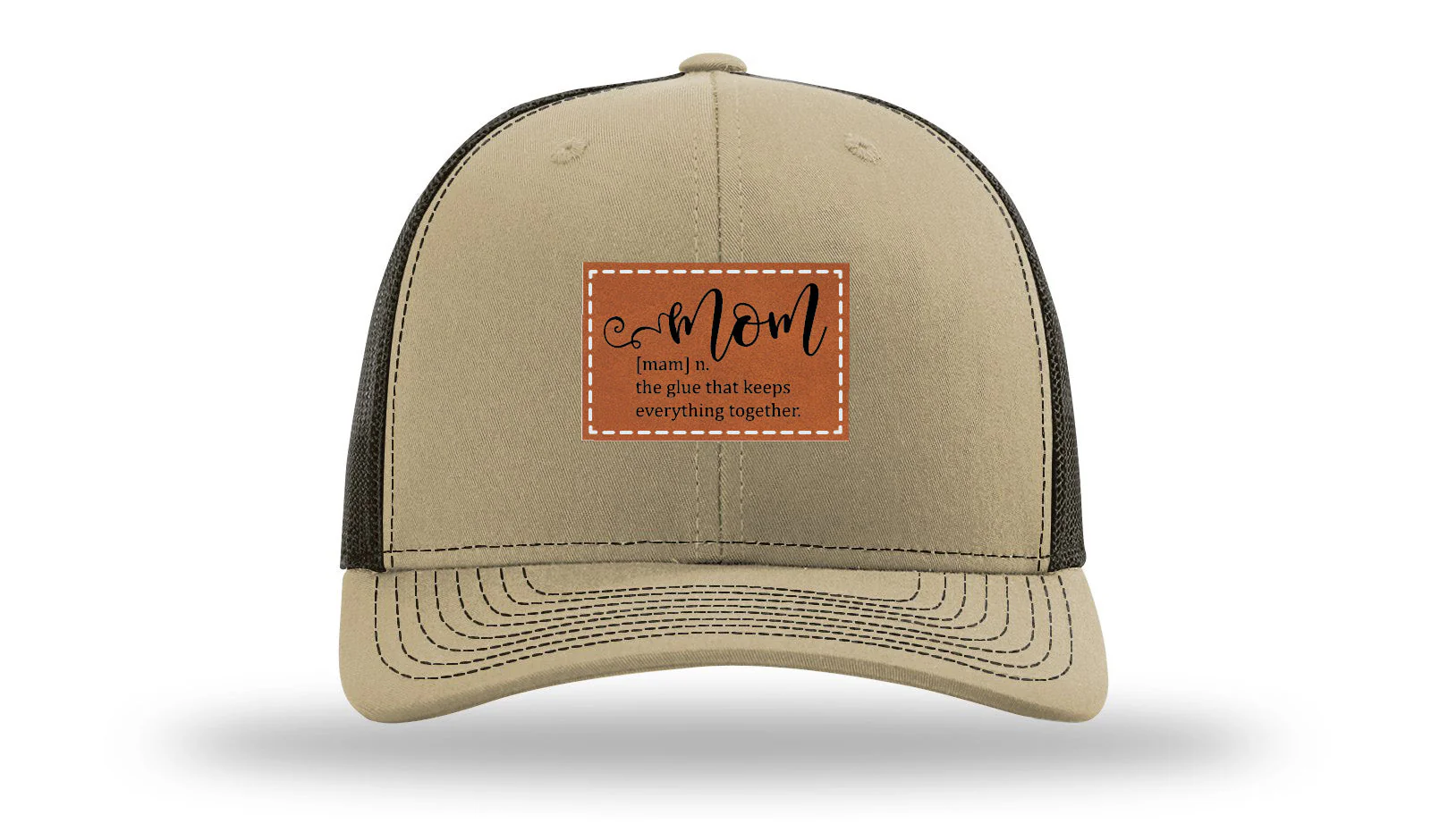 Mom Defined Leather Patch Richardson 112 Hat - Image 24