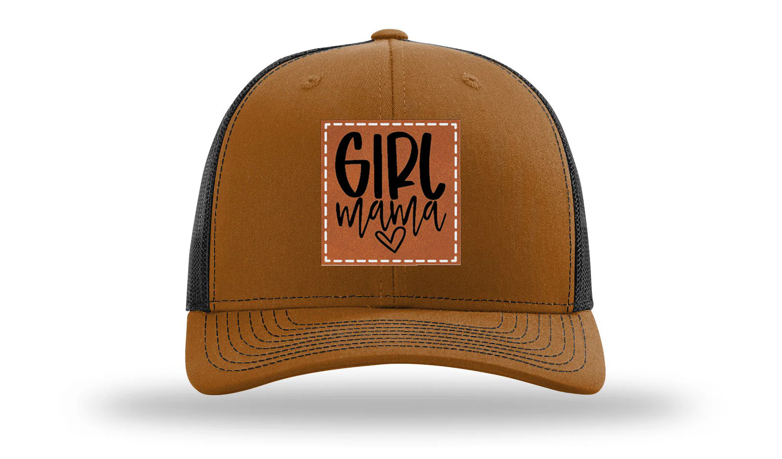Girl Mama Leather Patch Richardson 112 Hat - Image 10