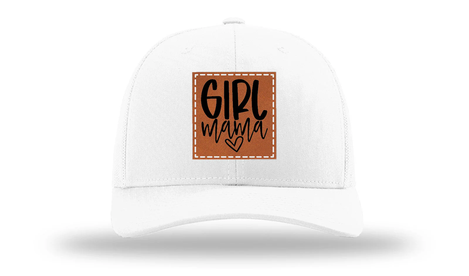 Girl Mama Leather Patch Richardson 112 Hat - Image 5