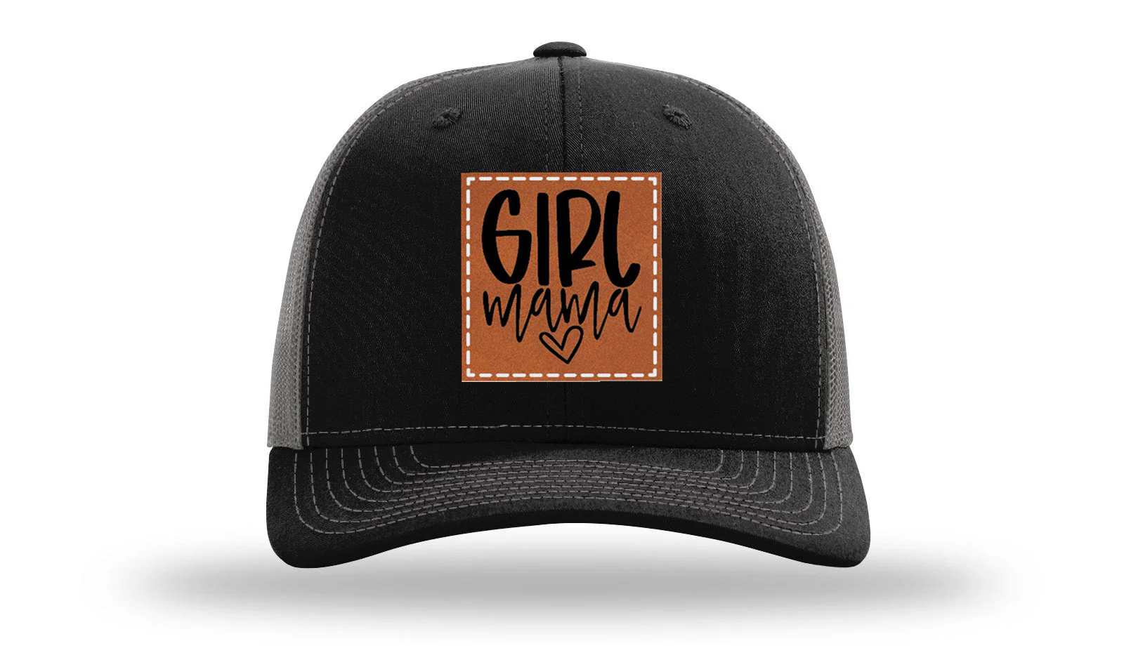 Girl Mama Leather Patch Richardson 112 Hat - Image 6