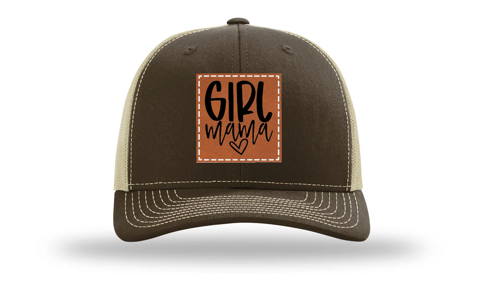 Girl Mama Leather Patch Richardson 112 Hat - Image 8