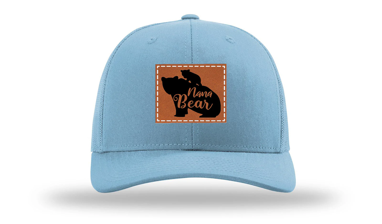 Mama Bear Leather Patch Richardson 112 Hat - Image 2