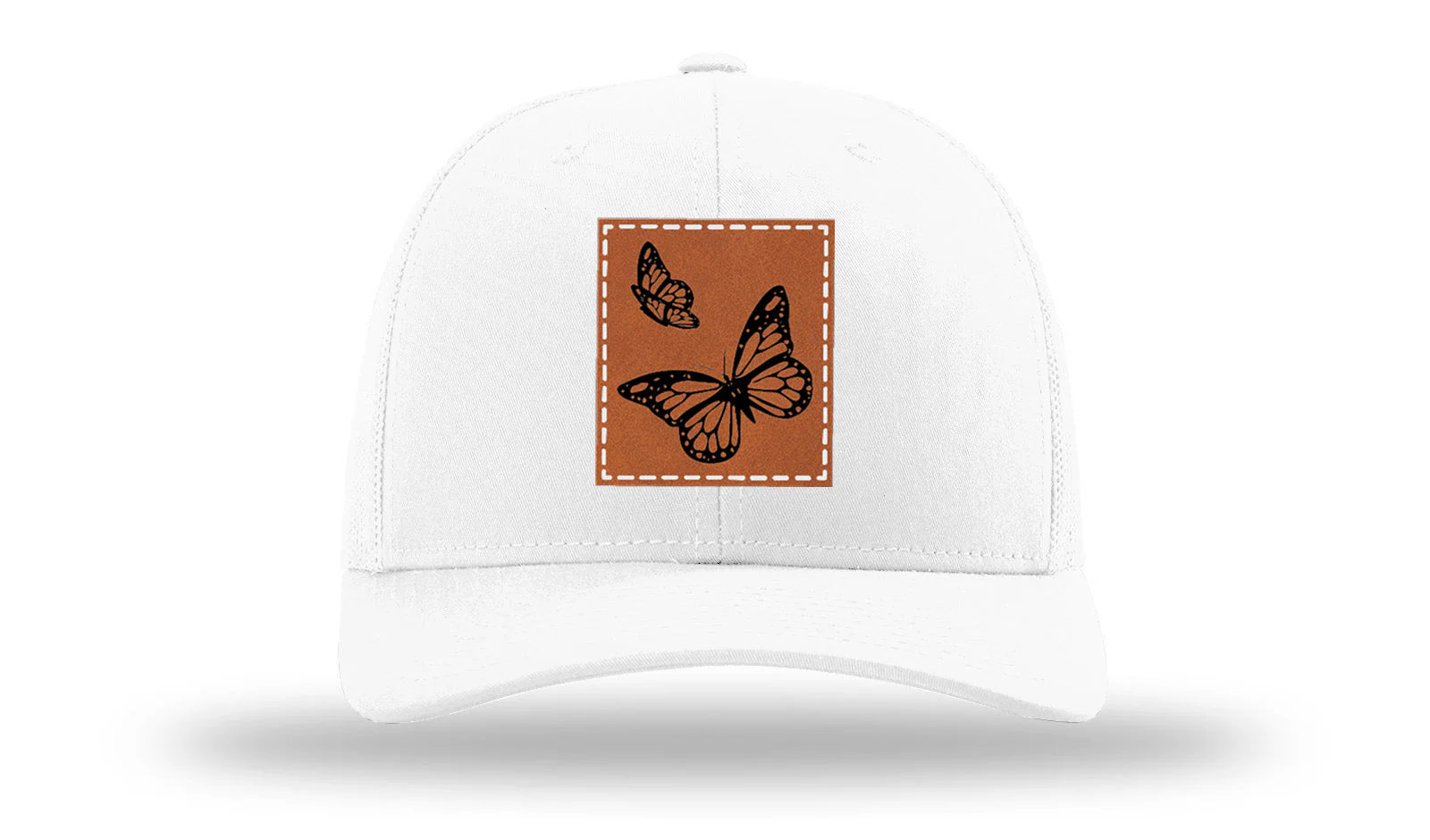 Butterflies Leather Patch Richardson 112 Hat - Image 5