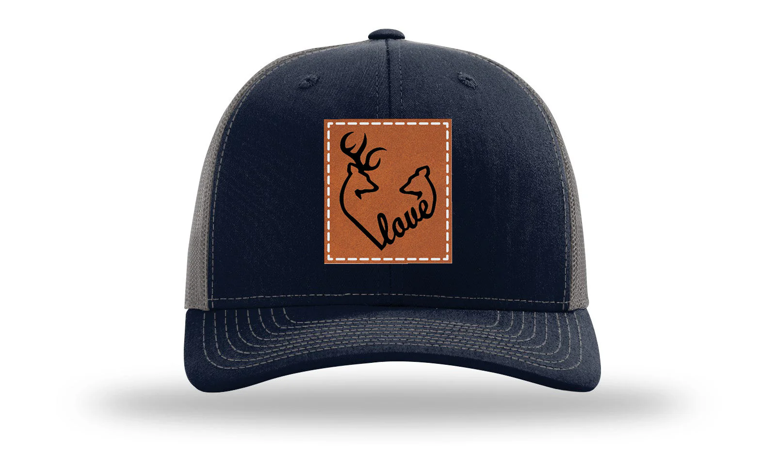 Buck Doe Love Leather Patch Richardson 112 Hat - Image 27