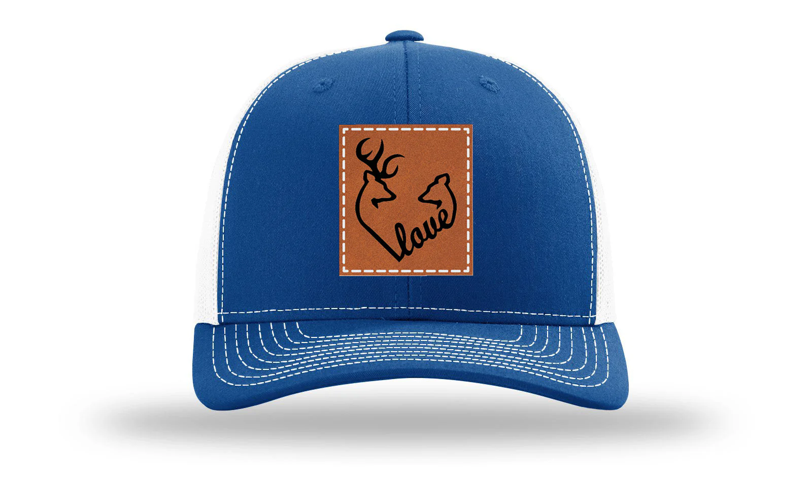 Buck Doe Love Leather Patch Richardson 112 Hat - Image 32