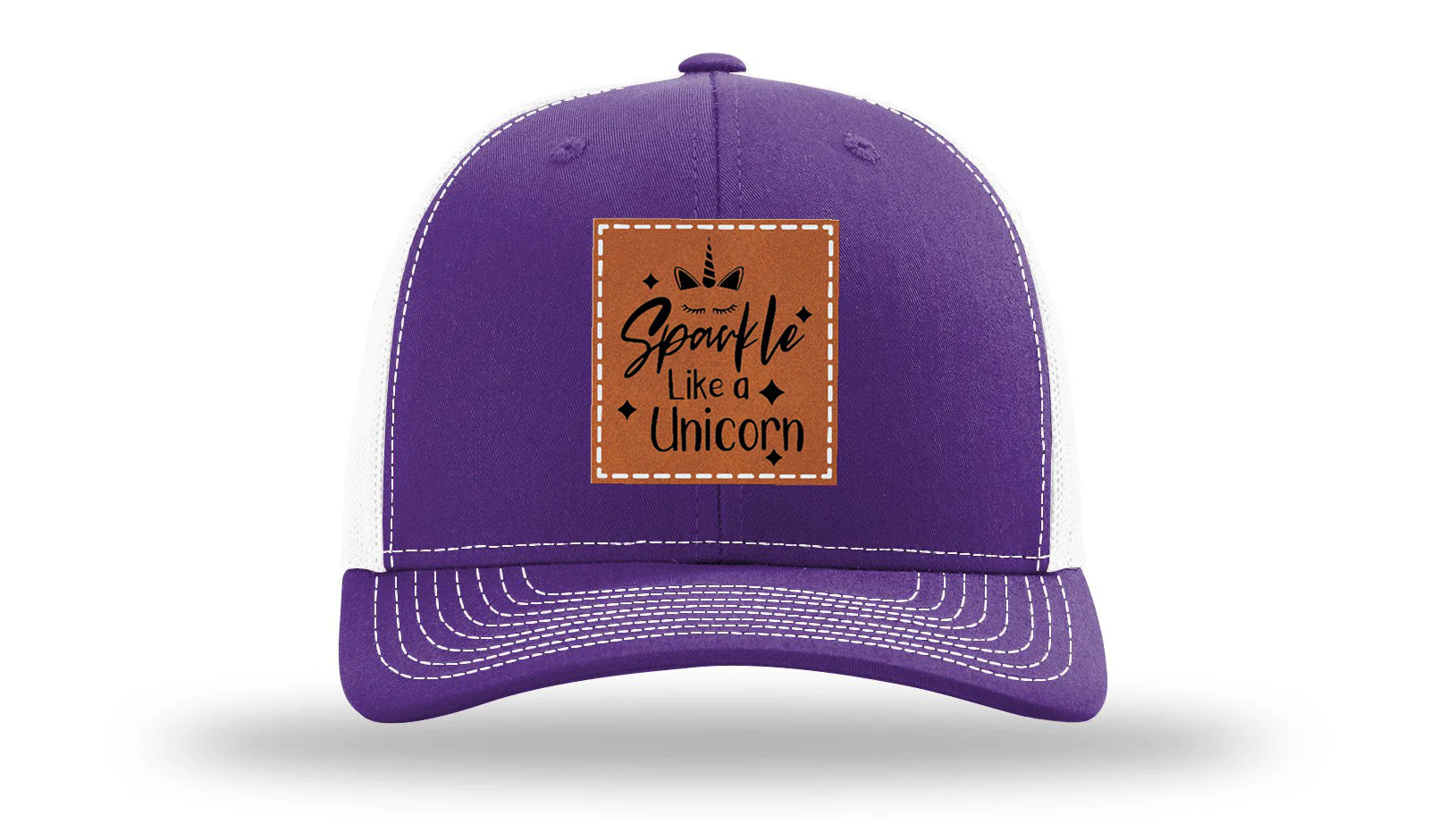 Sparkle Like A Unicorn Leather Patch Richardson 112 Hat - Image 30