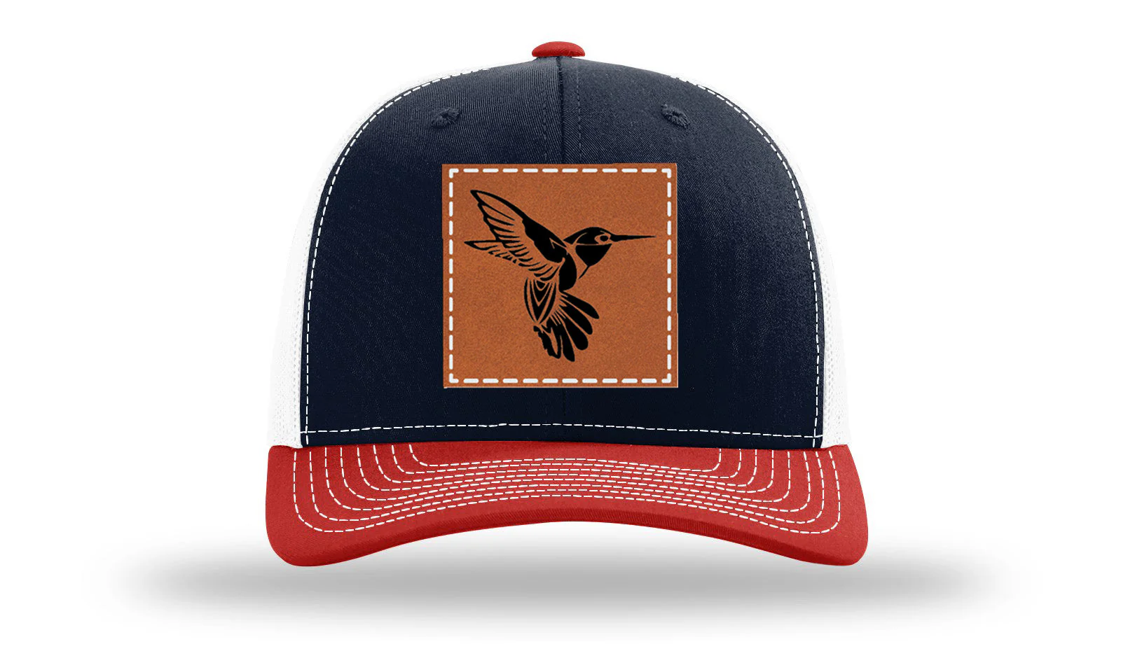 Hummingbird Leather Patch Richardson 112 Hat - Image 40