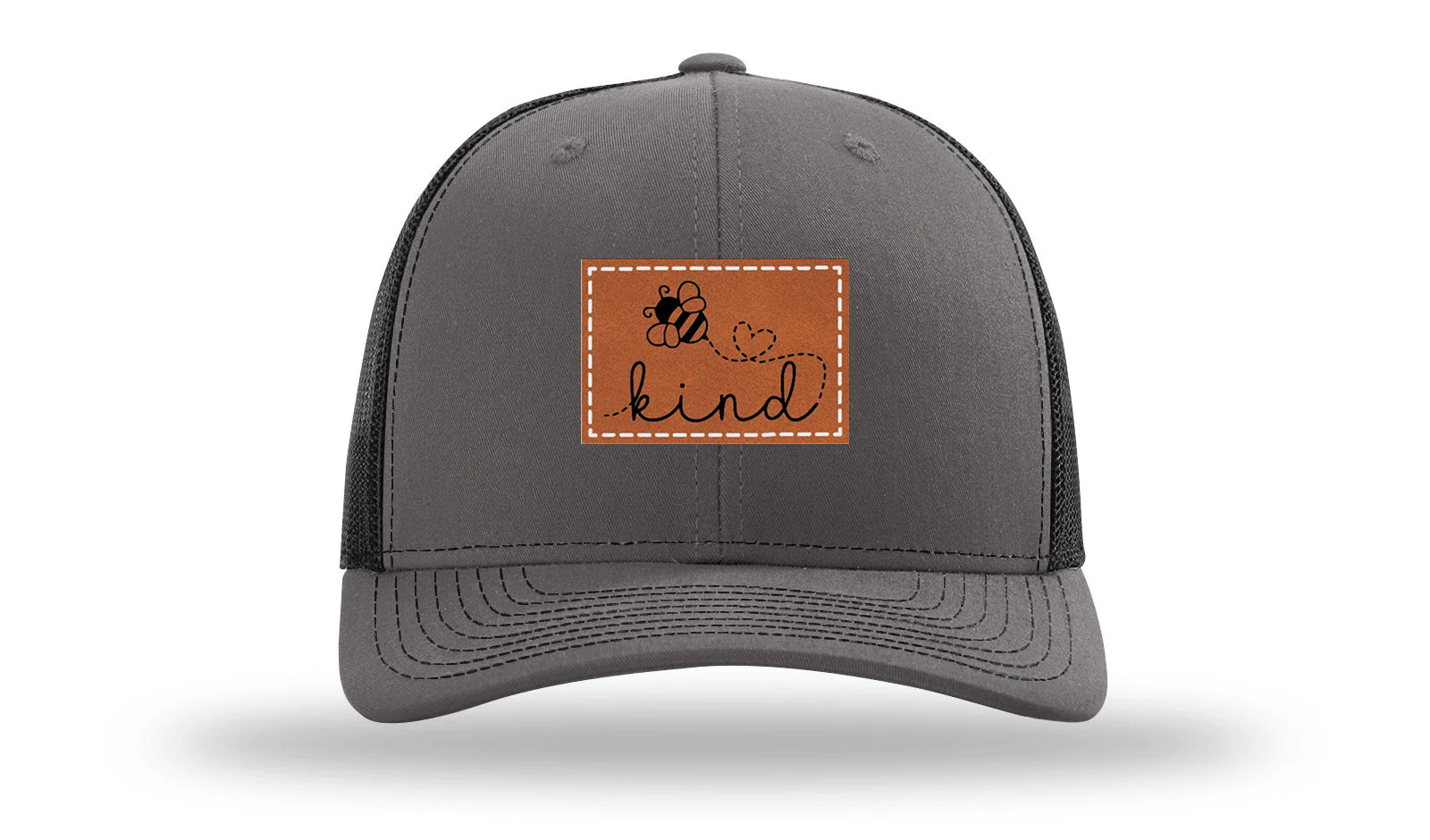 Bee Kind Leather Patch Richardson 112 Hat - Image 11