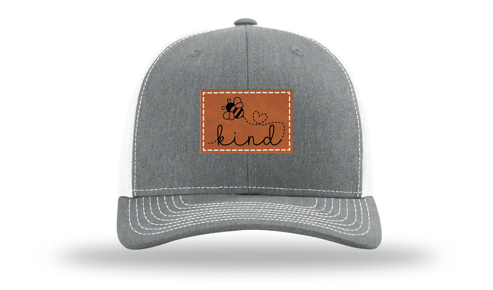 Bee Kind Leather Patch Richardson 112 Hat - Image 21