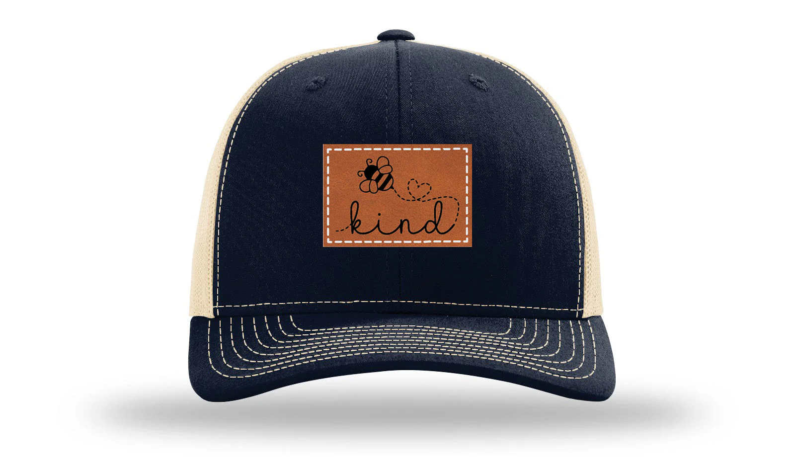 Bee Kind Leather Patch Richardson 112 Hat - Image 28