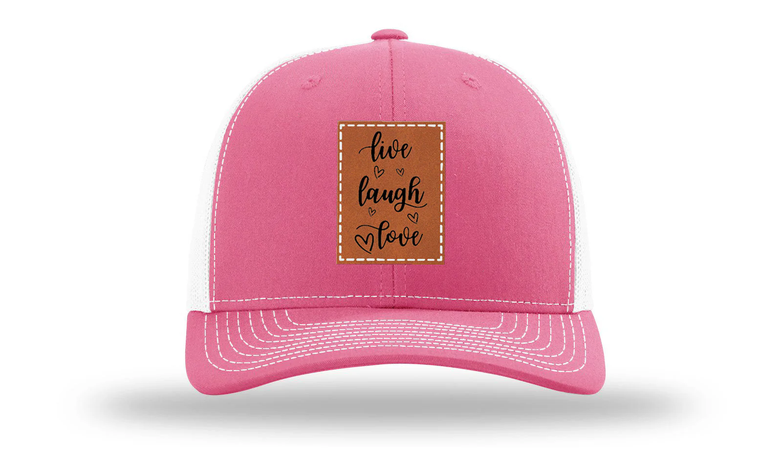 Live Laugh Love Leather Patch Richardson 112 Hat - Image 23
