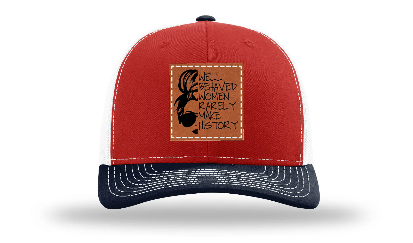 Well behaved Women Leather Patch Richardson 112 Hat - Image 36