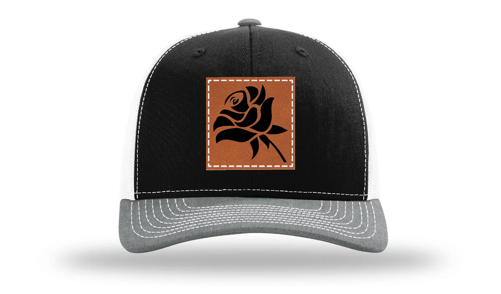 Rose Leather Patch Richardson 112 Hat - Image 33