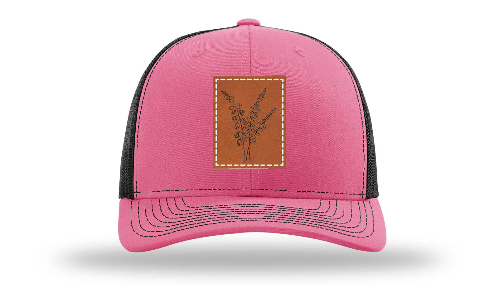Blue Bells Flowers Leather Patch Richardson 112 Hat - Image 22