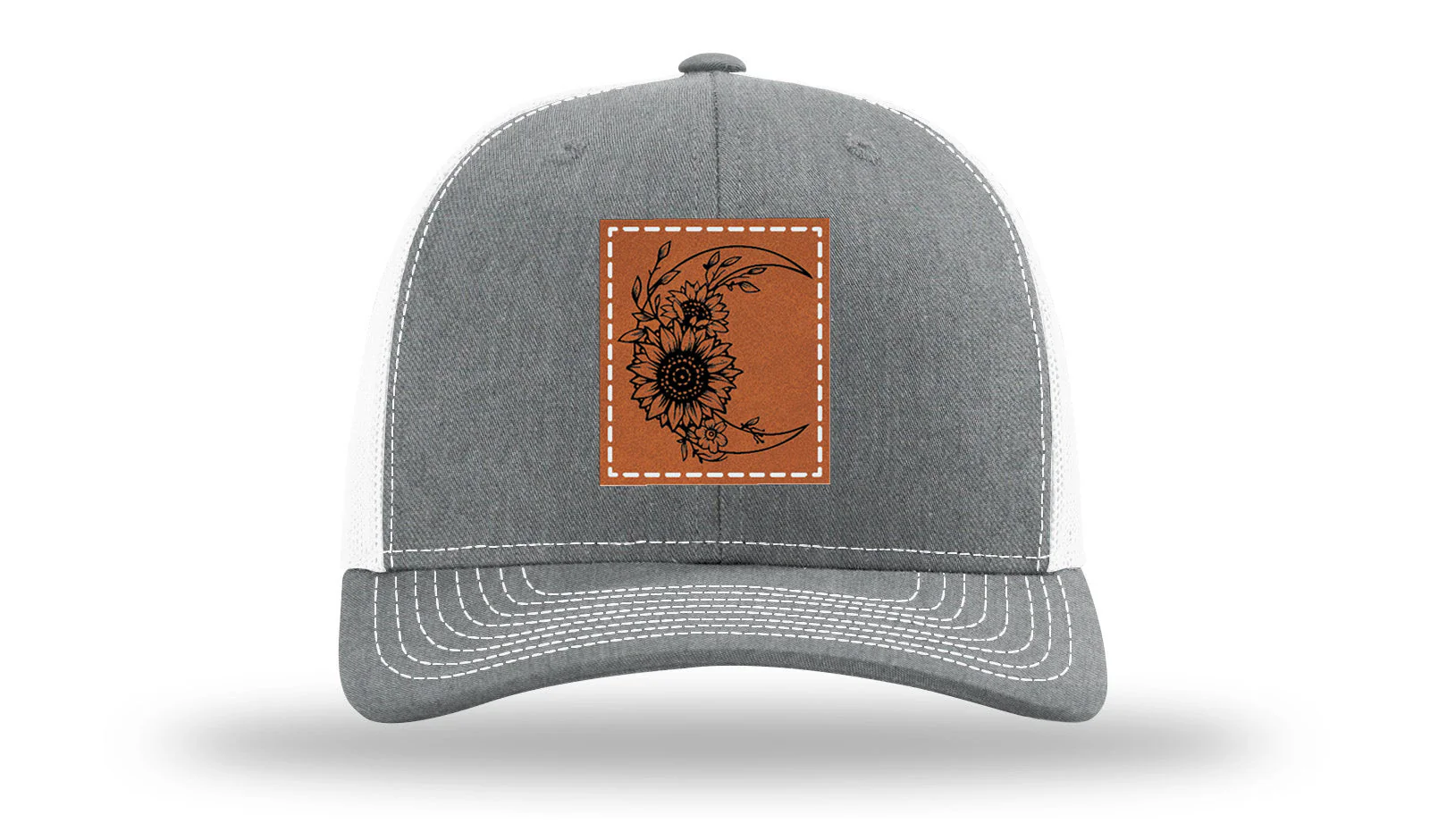 Sunflower Moon Leather Patch Richardson 112 Hat - Image 21