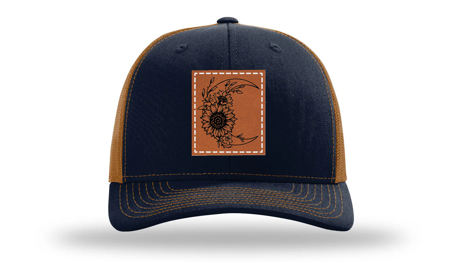 Sunflower Moon Leather Patch Richardson 112 Hat - Image 26
