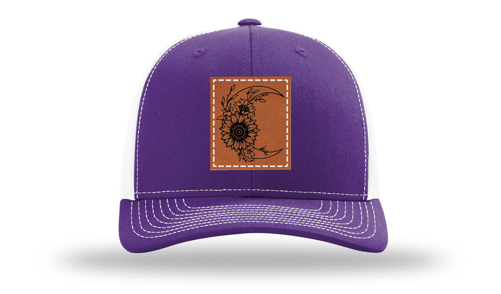 Sunflower Moon Leather Patch Richardson 112 Hat - Image 30