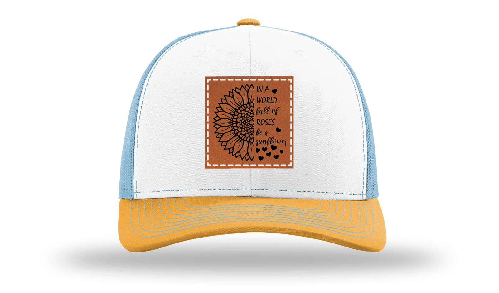 In A World Full Of Roses Leather Patch Richardson 112 Hat - Image 43