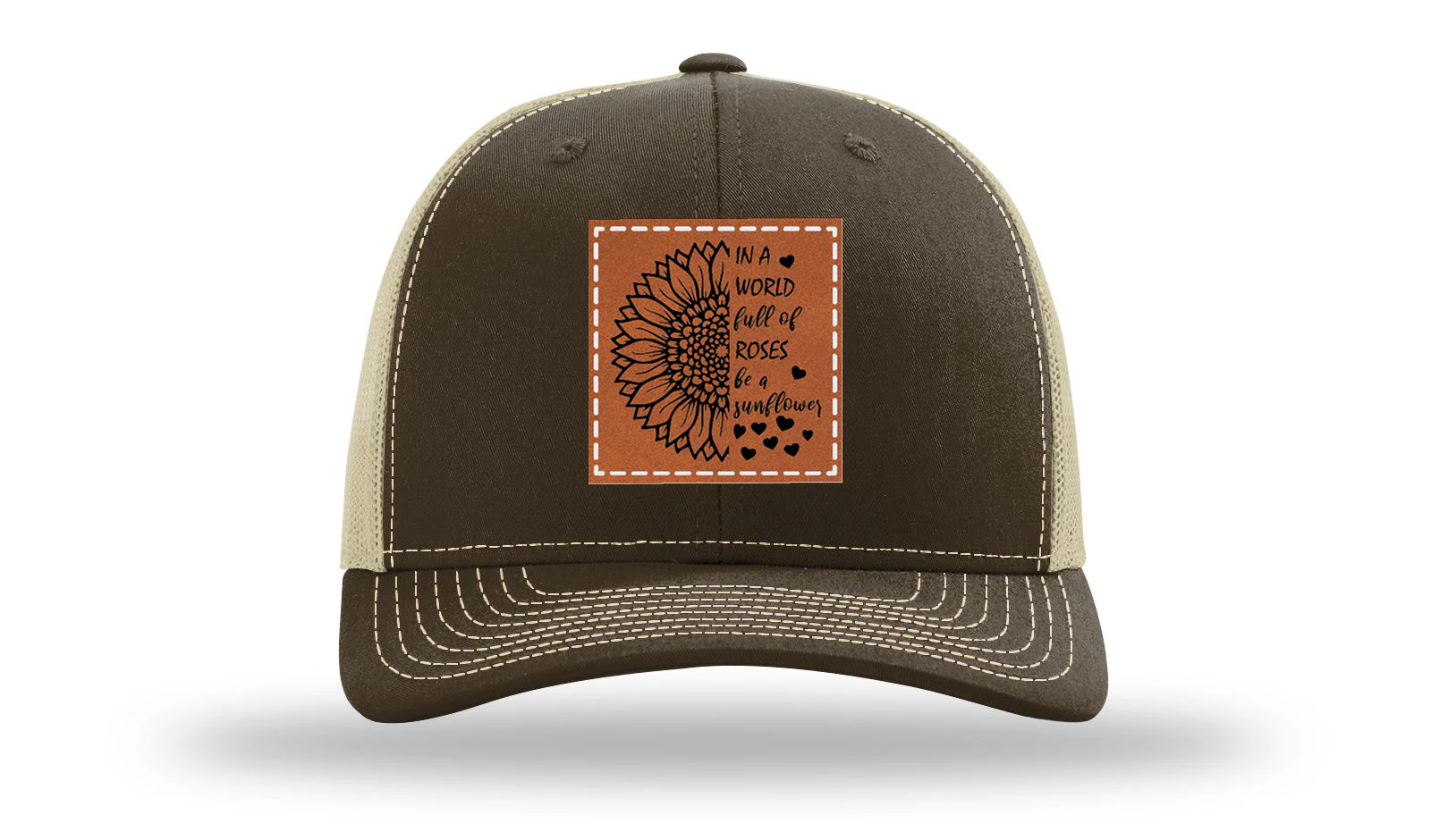 In A World Full Of Roses Leather Patch Richardson 112 Hat - Image 8