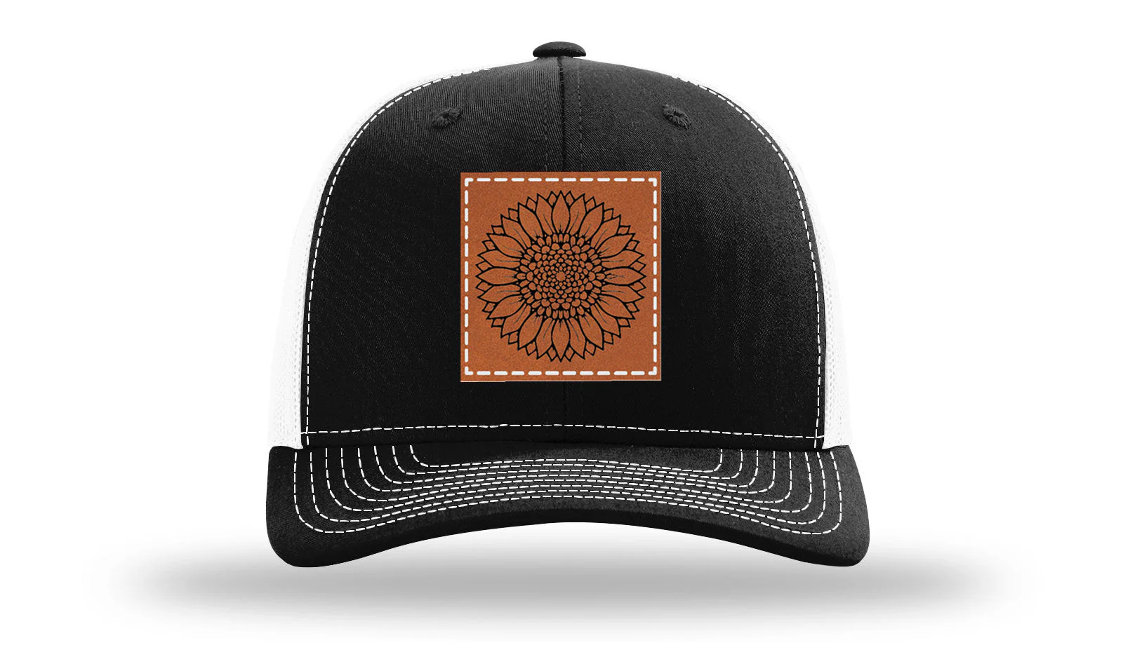 Sunflower Leather Patch Richardson 112 Hat - Image 7