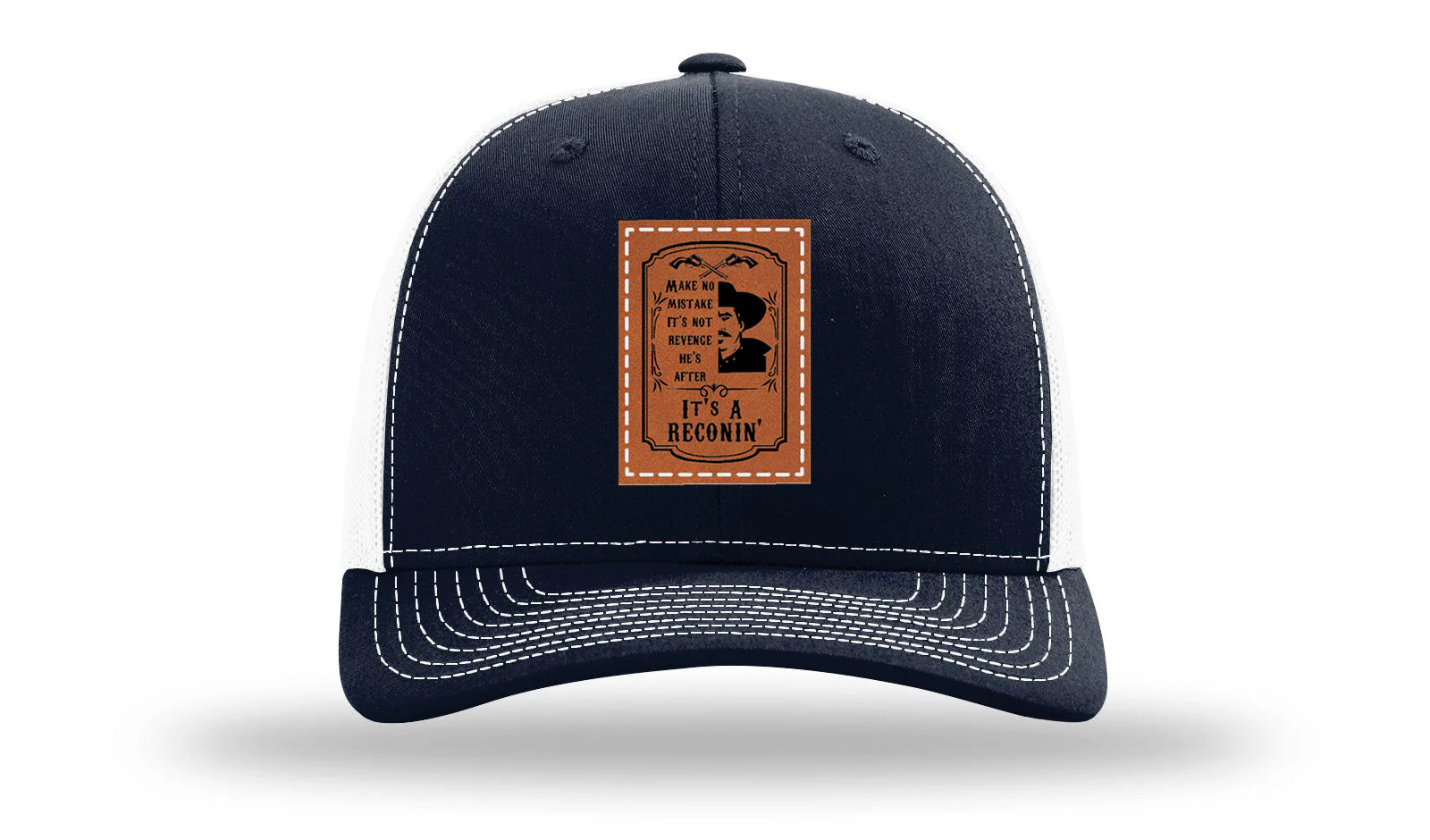 It's A Reconin' Leather Patch Richardson 112 Hat - Image 29