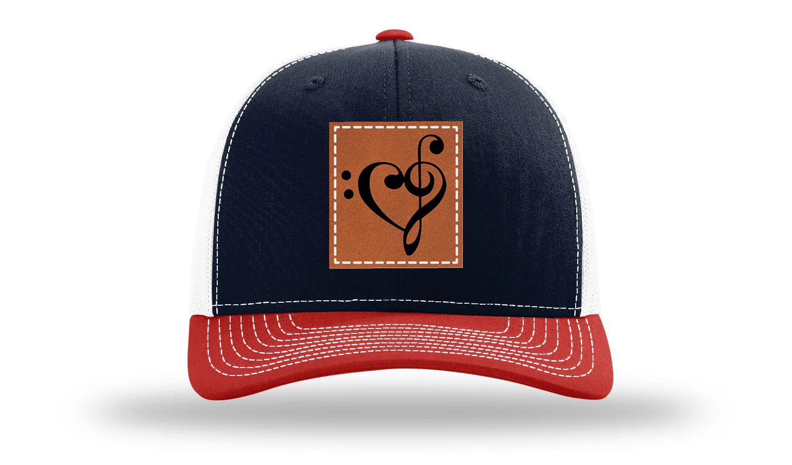 Music Love Leather Patch Richardson 112 Hat - Image 40