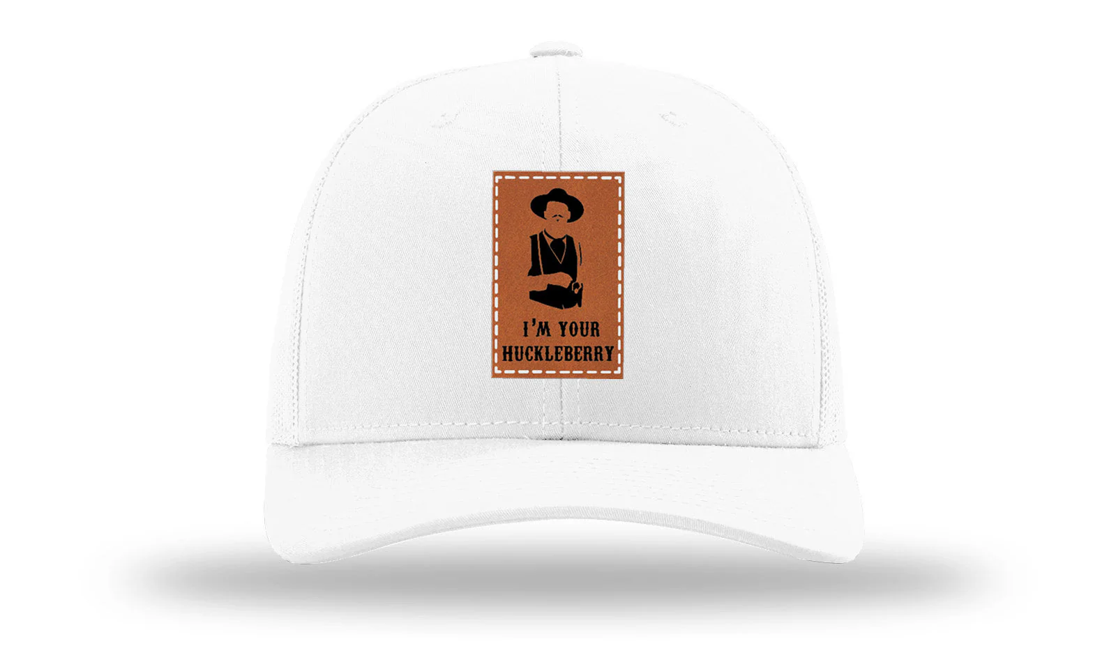 I'm Your Huckleberry Leather Patch Richardson 112 Hat - Image 5