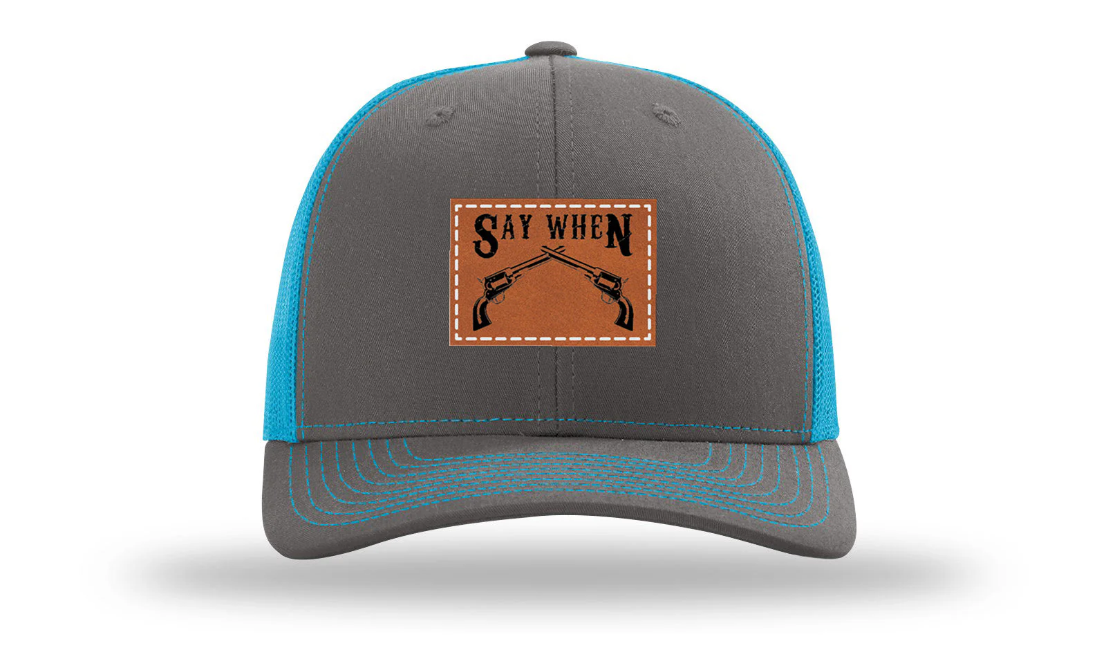 Say When Leather Patch Richardson 112 Hat - Image 14