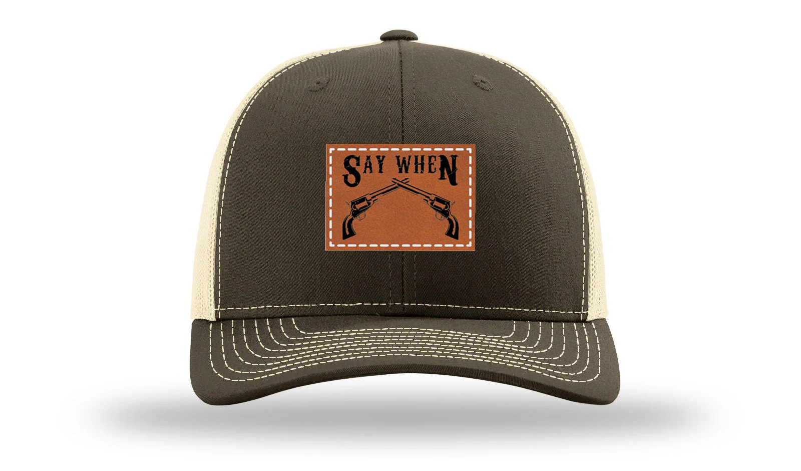 Say When Leather Patch Richardson 112 Hat - Image 17