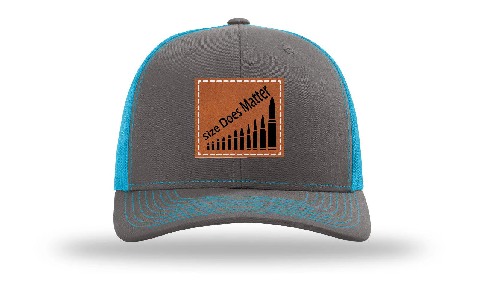 Size Does Matter Leather Patch Richardson 112 Hat - Image 13